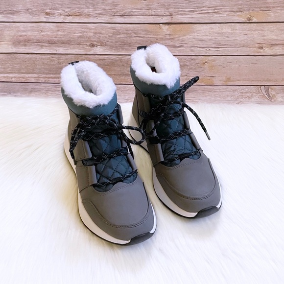 Timberland Women’s Boroughs Project Grey Waterproof Winter Pull On Boots - Picture 3 of 7